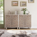 COSIEST Set of 2 32" Buffet Sideboard Cabinets by COSIEST