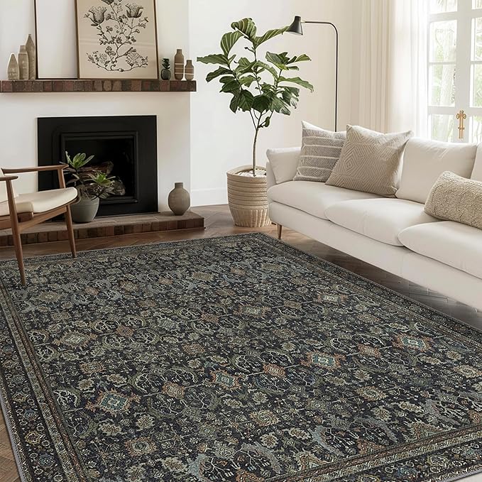 8X10 Area Rugs Machine Washable Rugs - Image 3