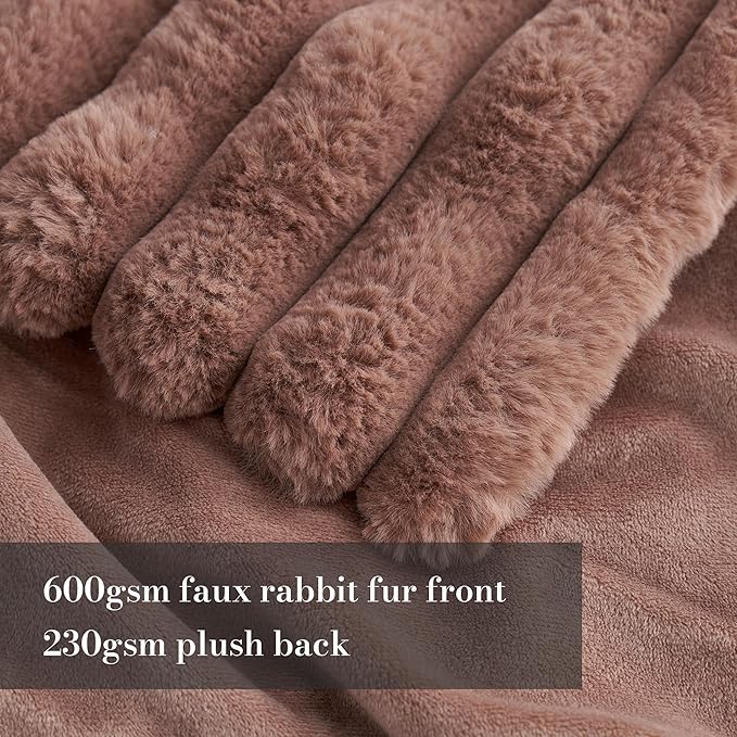 Amélie Home Faux Fur Throw Blanket - Image 4