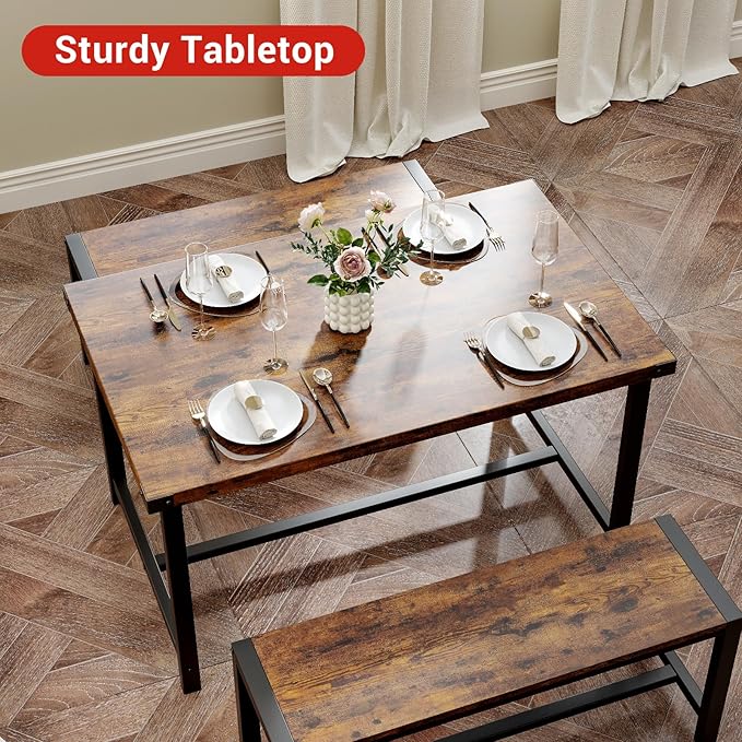 Garvee Dining Table Set for 4, Kitchen Table - Image 3