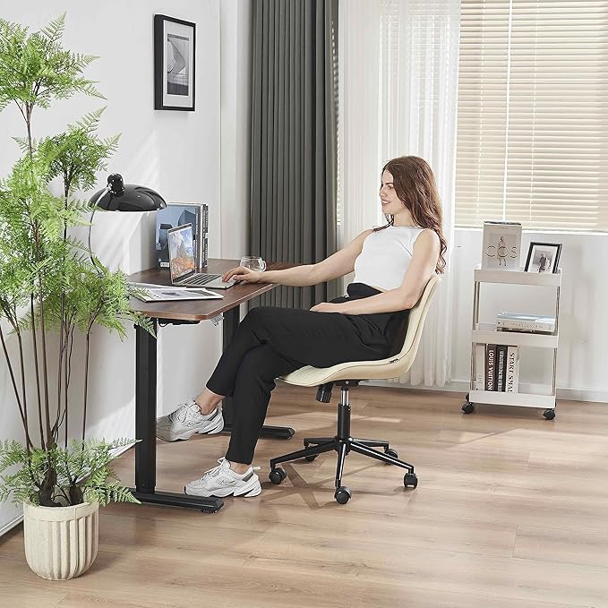 YOUNIKE Beige Home Office Desk Chair - Image 7