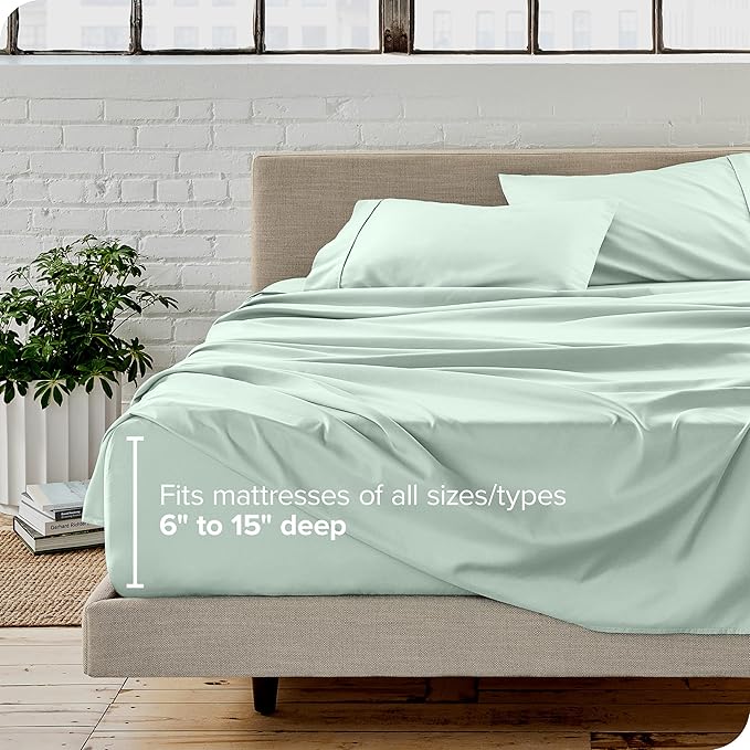 Bare Home Split Head Flex King Sheet Set - Image 6