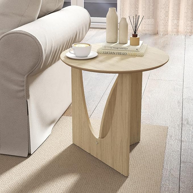Round and Nature Side Table，Small Coffee Table - Image 5