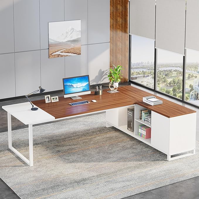 Tribesigns 70.8" L-Shaped Executive Desk by Tribesigns