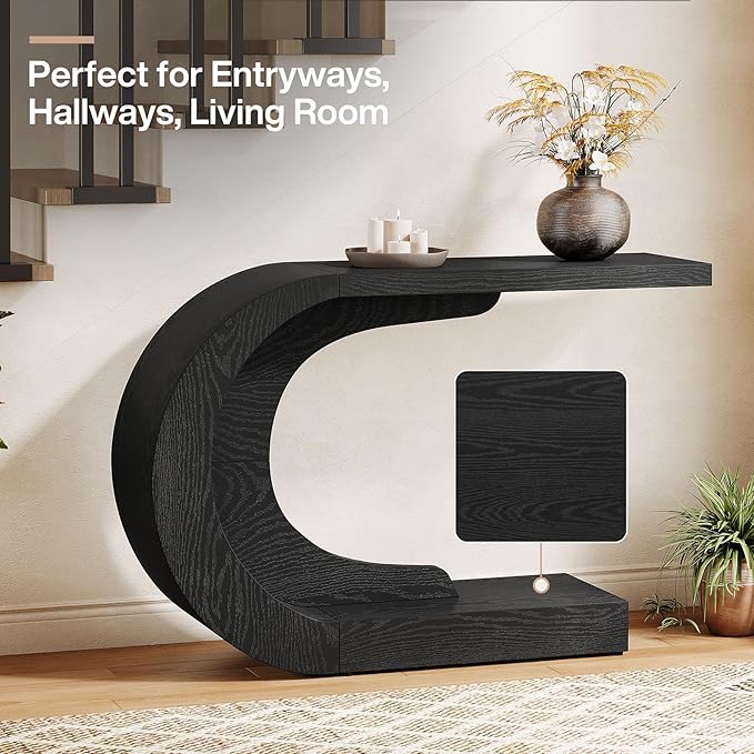 Tribesigns 43.3" Mid-Century Modern Console Table - Image 5