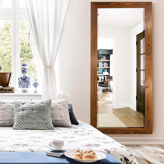 Wexford Home Barnwood Wood Full Length Mirror - Image 5