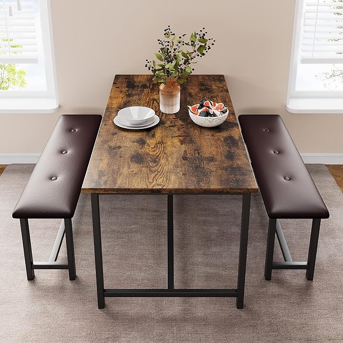 Dining Table Set for 4, Kitchen Table - Image 2
