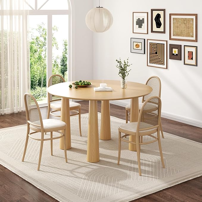 Casaphoria 52" Round Dining Table, Kitchen Table - Image 4