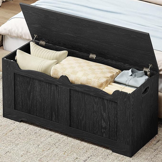 43.3" Storage Chest, Extra Large Storage Bench Trunk by Hzuaneri