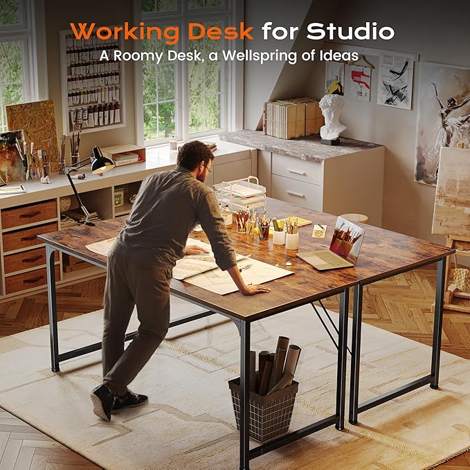 PRAISUN 54 X 24 Inch Computer Desk - Image 9
