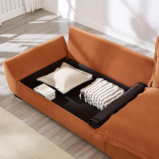 126 Inch Sailing Design Modular Sectional Cloud Sofa - Image 7