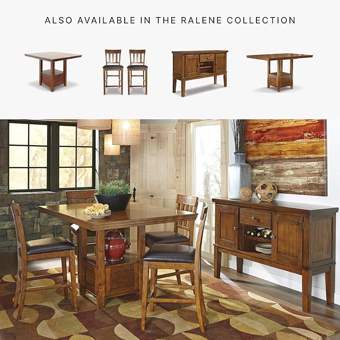 Signature Design by Ashley RaleHadd Barstool, Light Brown - Image 6