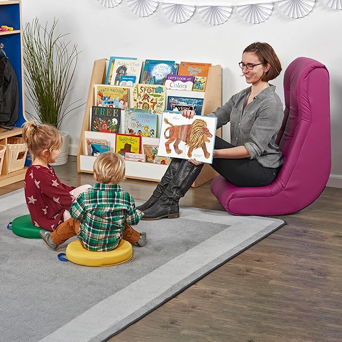 Factory Direct Partners Soft Tufted Floor Rocker - Image 4