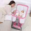 Baby Bassinet Bedside Sleeper, 3 in 1 Rocking Bassinet by Luvkixen