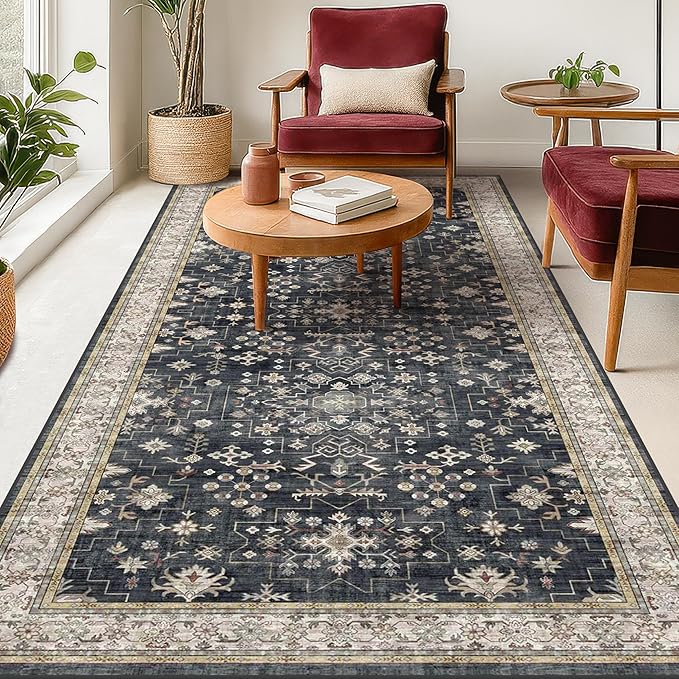 Washable 4x8 Hallway Runner Rug - Image 8