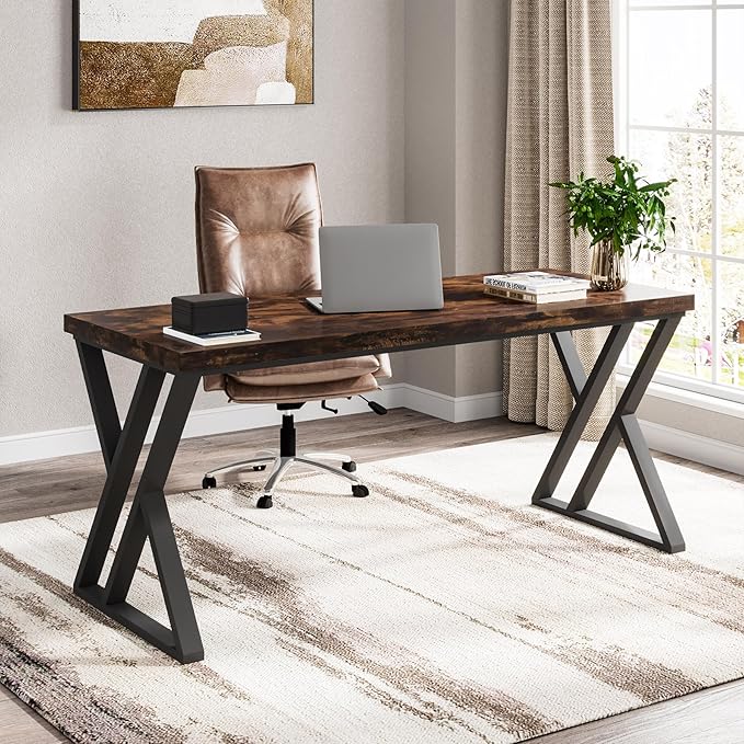 Tribesigns Writing Computer Desk, 55 inch Heavy Duty Study Desk by Tribesigns