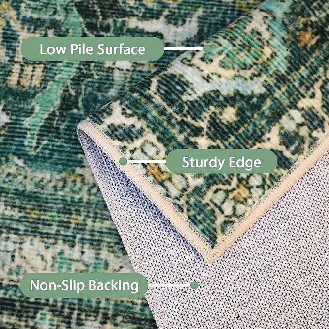 8X10 Area Rugs Machine Washable Rugs - Image 5