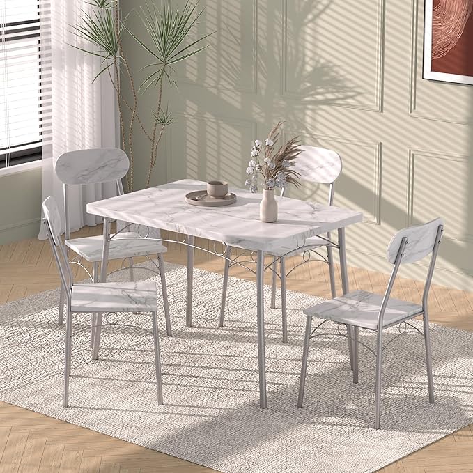 VECELO 5-Piece Dining Table Set - Image 6