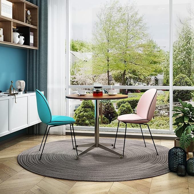 Round Office Table Conference Table Small Dining Table Coffee Meeting Table - Image 4