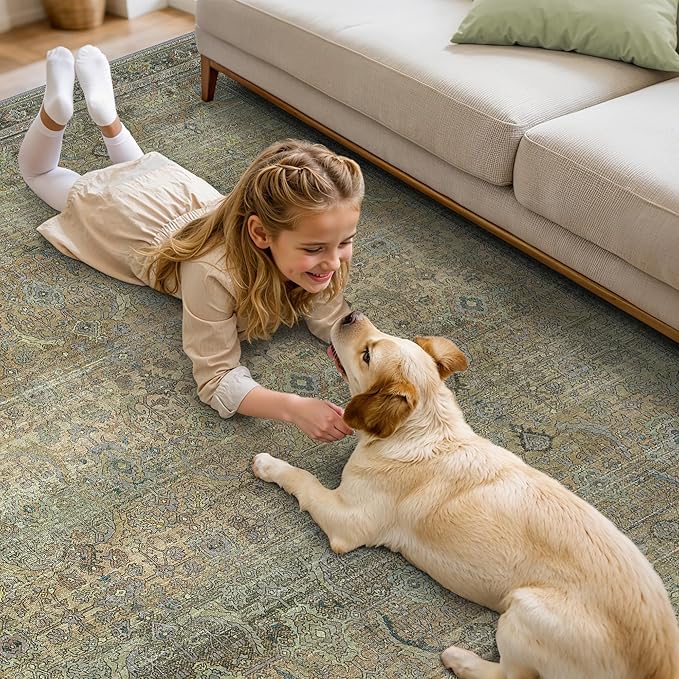10X12 Area Rugs Machine Washable Rugs - Image 5