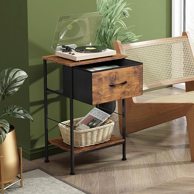 WLIVE Nightstand Set of 2, End Table - Image 4