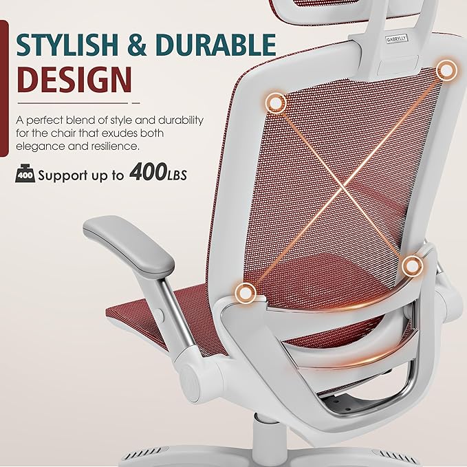 GABRYLLY Ergonomic Office Chair, High Back Home Desk Chair - Image 7