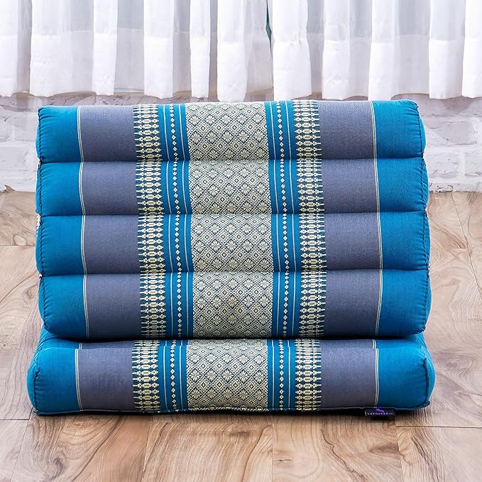 Leewadee 1-Fold Mat with Triangle Cushion – Comfortable TV Pillow, Foldable - Image 4