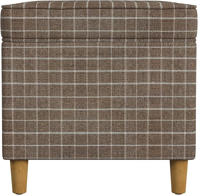 Home Decor | Dinah Collection Modern Storage Ottoman | Ottoman - Image 5