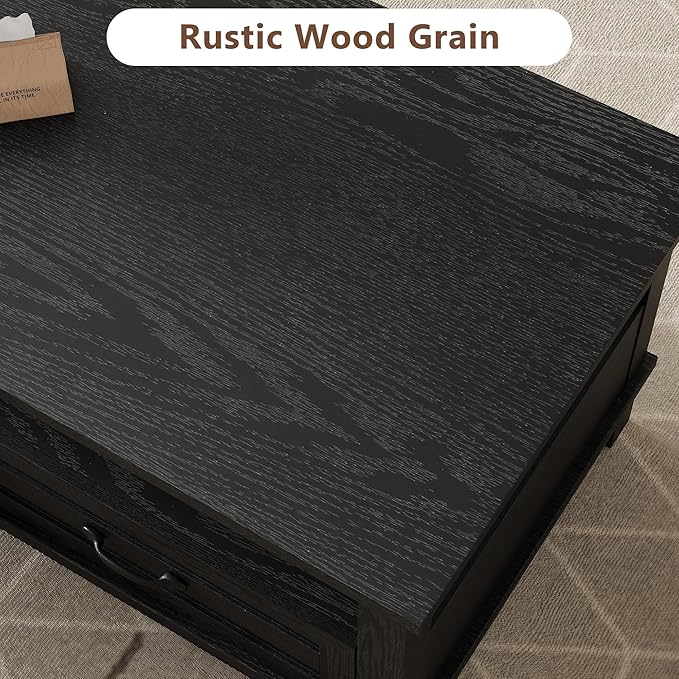 GarveeHome Farmhouse Coffee Table - Image 7