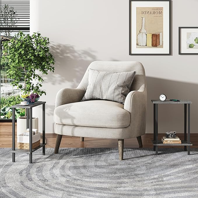TUTOTAK Small Side Table, Narrow End Table, Skinny Sofa Table, Slim Nightstand - Image 6