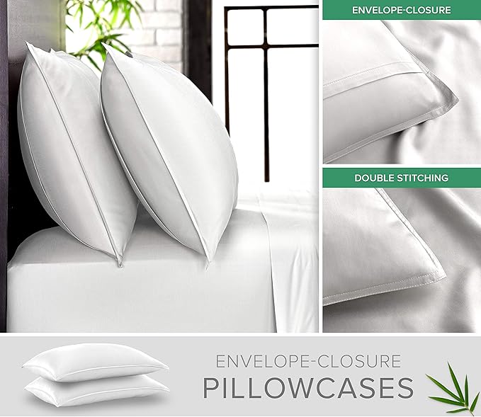 Twin XL Sheets by Pure Bamboo, Genuine 100% Organic Viscose Derived from Bamboo - Image 3