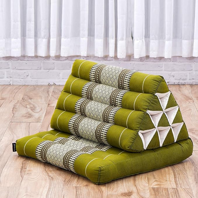 Leewadee 1-Fold Mat with Triangle Cushion – Comfortable TV Pillow, Foldable - Image 6