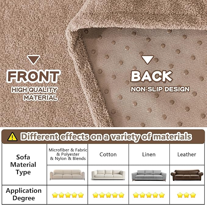 MYSKY HOME Couch Cover Sofa Covers - Image 9