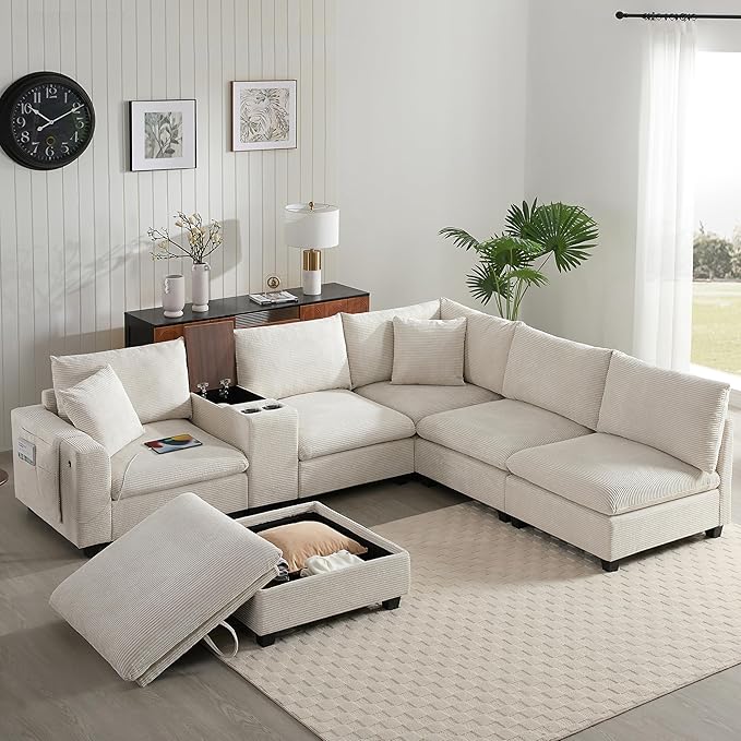 Merax 140'' Oversized Modular Sectional Sofa by Merax