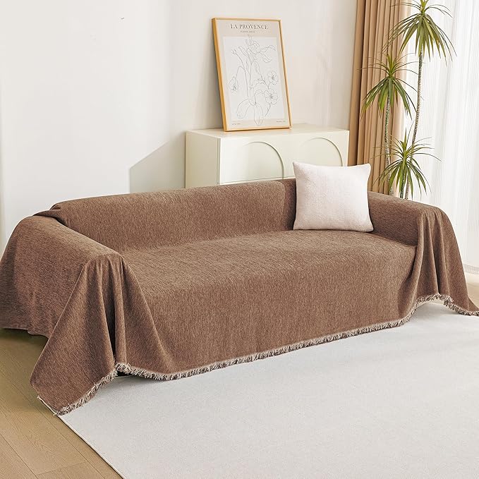 MYSKY HOME Couch Covers for 3 Cushion Couch Sofa, Sectional Couch Cover L Shape - Image 8