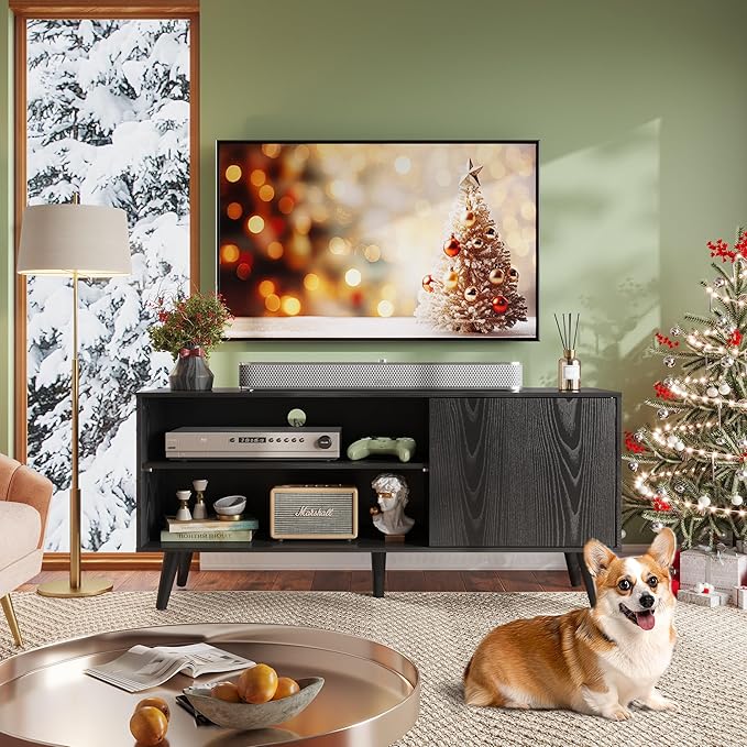 WLIVE TV Stand for 55 Inch TVs, Entertainment Center - Image 2