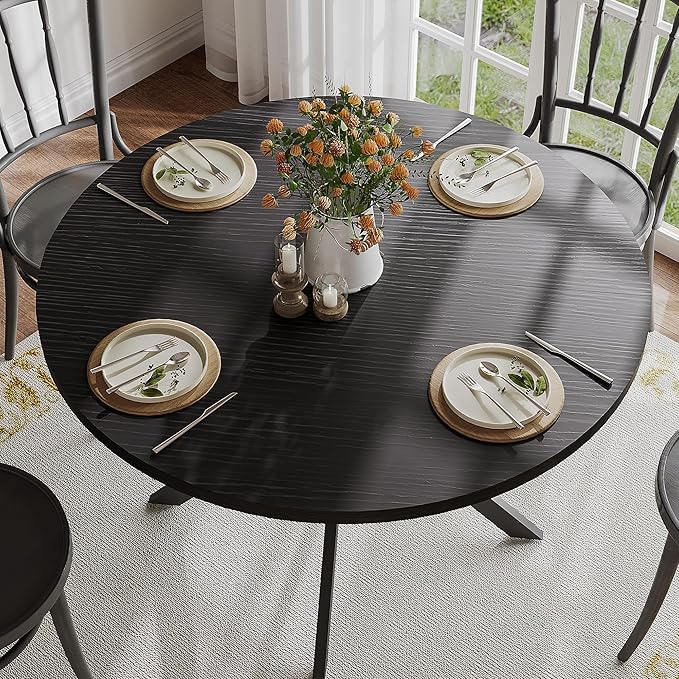 ChooChoo 47.2 Inch Round Dining Table - Image 3
