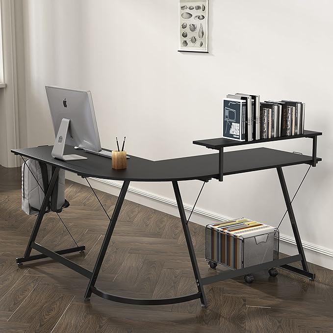 SHW 51 x 51 Inches Vista L-Shaped Desk - Image 6