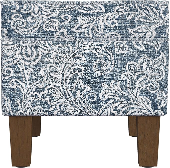 Home Decor | Dinah Collection Modern Storage Ottoman | Ottoman - Image 6