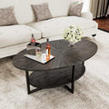 Solid Wood Oval Coffee Table by JESONVID