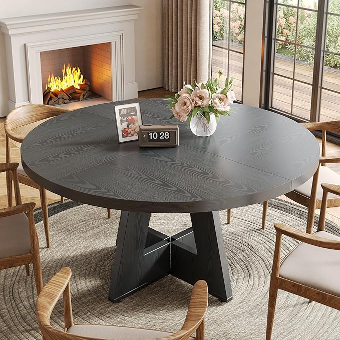 LITTLE TREE Round Dining Table for 4-6, 47 Inches - Image 5