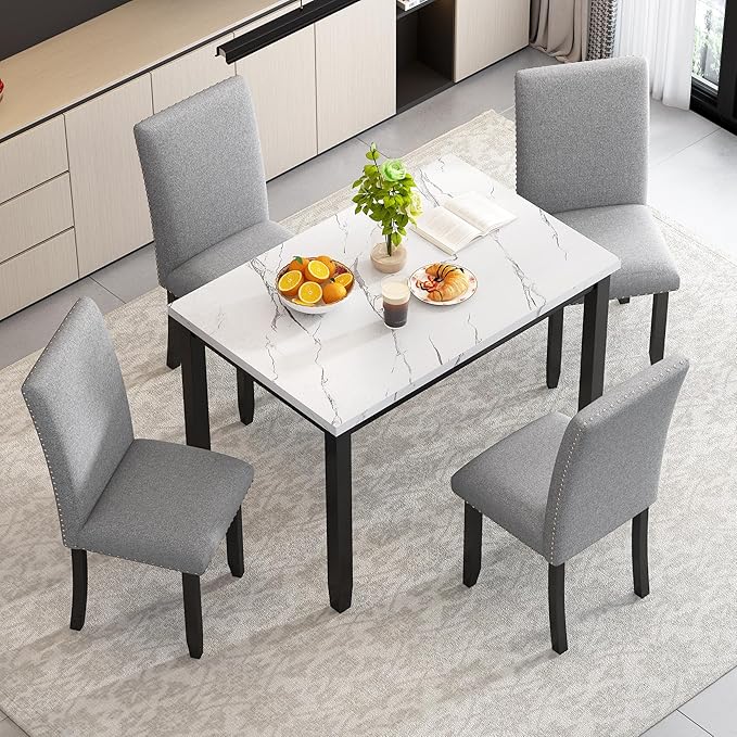 Ball & Cast 5 Piece Dining Table Set - Image 2