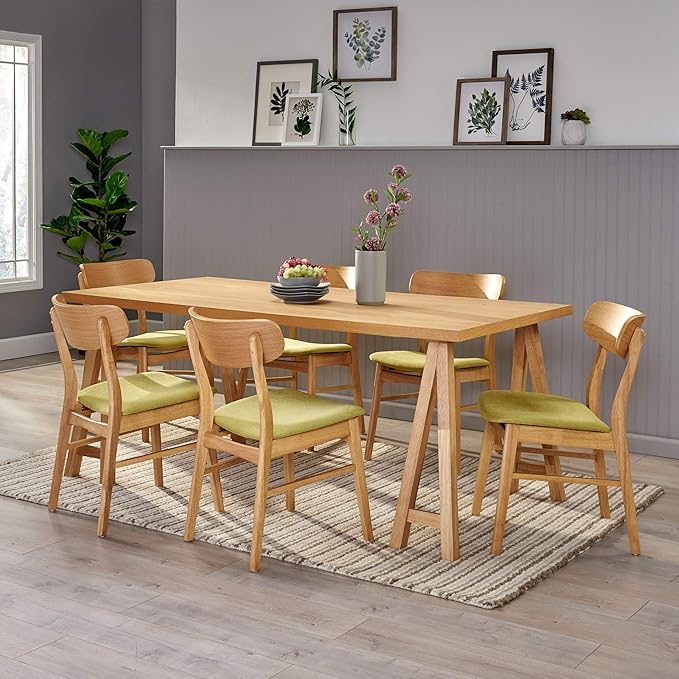 Christopher Knight Home Anthony Mid-Century Modern 7 Piece Dining Set - Image 2