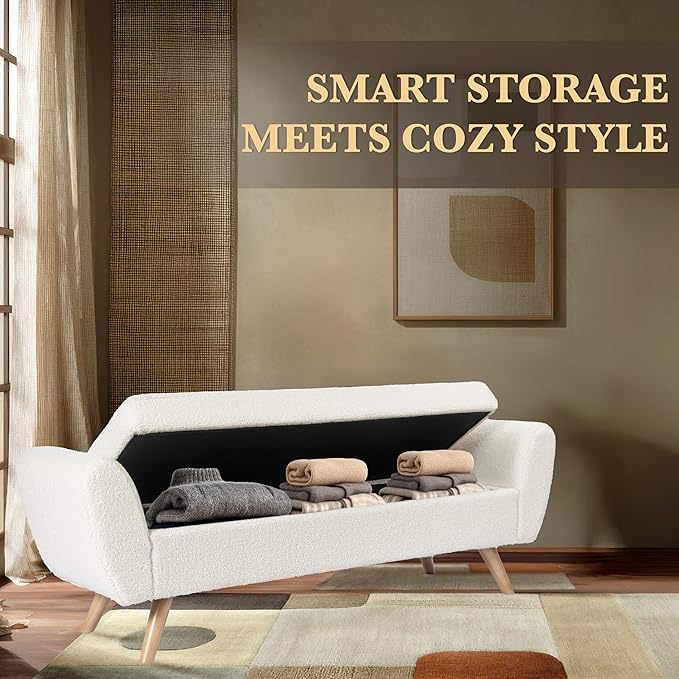 HomePop Modern Storage Bench - Image 5