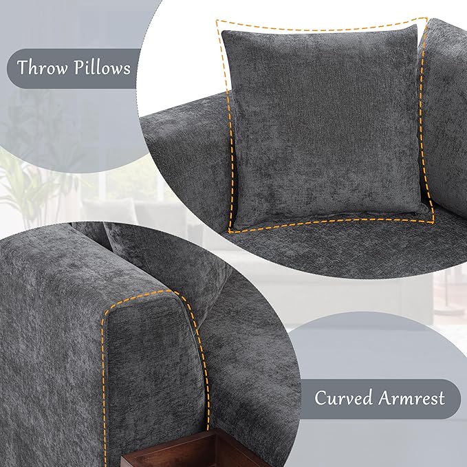Merax 93.7" L-Shaped Sectional Sofa - Image 6
