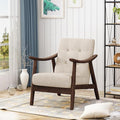 Ball & Cast Accent Chair Wide Armrest Mid-Century Lounge Living Room Chairs by BallCast