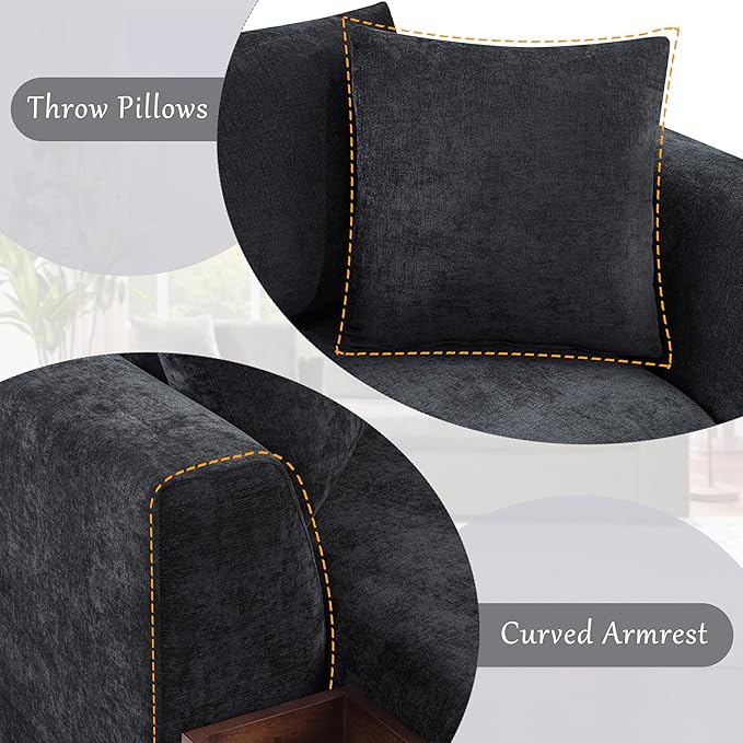 Merax 93.7" L-Shaped Sectional Sofa - Image 6