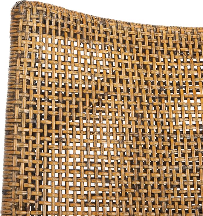 Safavieh Home Gianni Rattan Tropical Woven Arm Chair - Image 7
