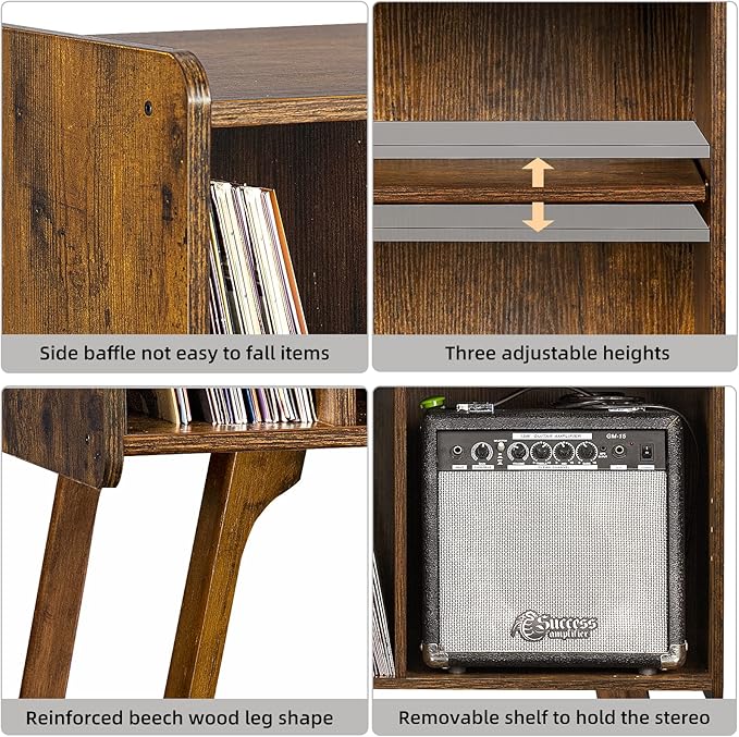 Lerliuo Record Player Stand - Image 5