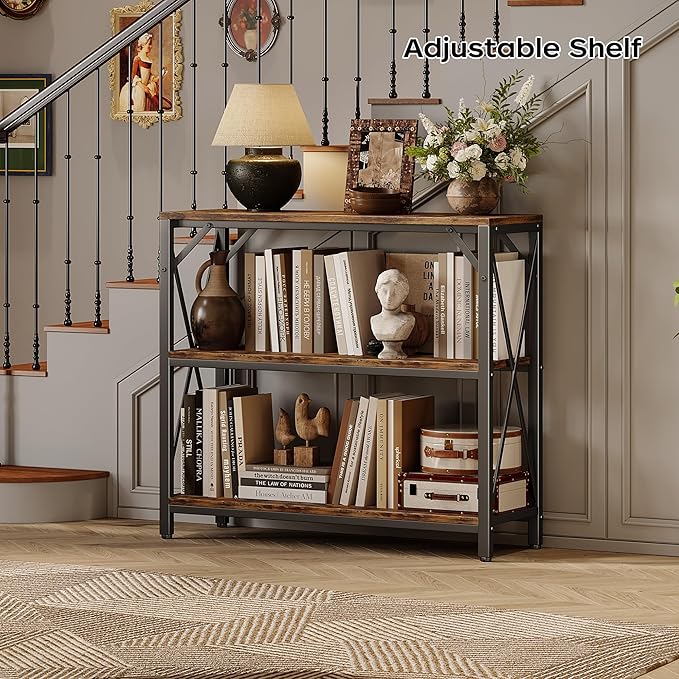 Homeiju Console Table 31.5" Width, 3-Tier Entryway Table - Image 5